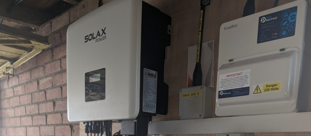 solar panel system battery